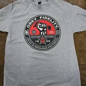 Mens Obey Gym Shirt XL